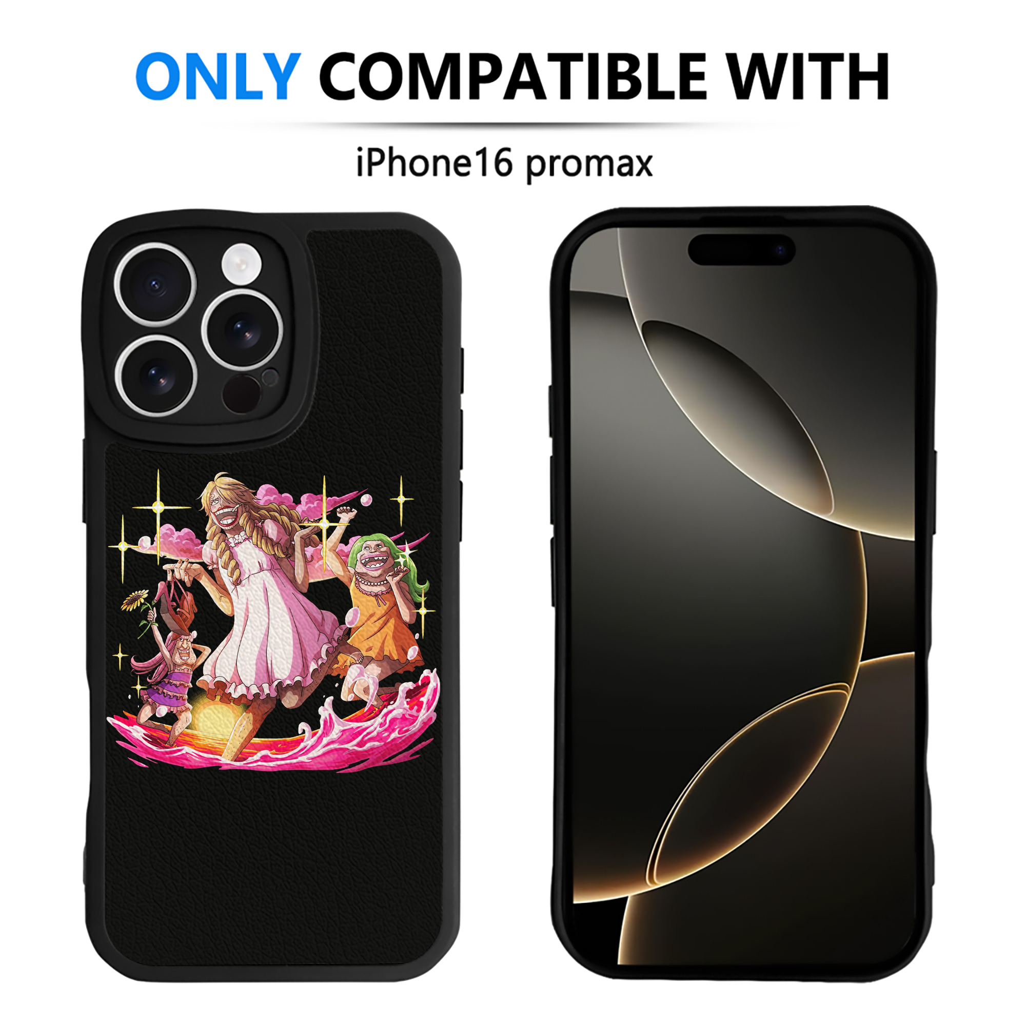 （画像用） ワンピース サンジ ONE PIECE Sanji 【iPhone 16シリーズ対応】シリコンスマホケース（レザー調） 材質：シリコン